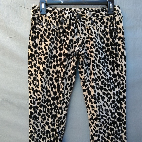 True Religion Stella Skinny Leg Leopard Print - Picture 6 of 8